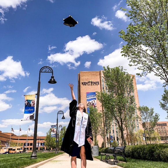 Alpha Xi Delta Class of 2025 Graduation Stole - Picture 3 of 5
